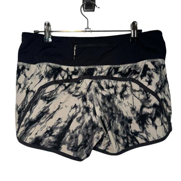 Lululemon Run‎ Times Short 4-Way Stretch Granite Black Mojave Tan 6 - Picture 6 of 10